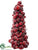 Fruit Cone Topiary - Red Snow - Pack of 1