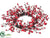 Berry Candle Ring - Red Snow - Pack of 12