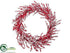 Silk Plants Direct Berry Wreath - Red Snow - Pack of 1