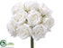 Silk Plants Direct Rose Bouquet - Cream Snow - Pack of 4