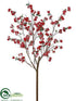 Silk Plants Direct Berry Tree Branch - Red - Pack of 2