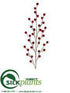 Silk Plants Direct Berry Spray - Red Shiny - Pack of 24