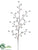 Berry Spray - Silver Champagne - Pack of 24