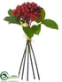 Silk Plants Direct Berry Bundle - Red - Pack of 24