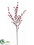 Silk Plants Direct Berry Spray - Red - Pack of 12