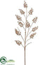 Silk Plants Direct Berry Spray - Gold Metallic - Pack of 6