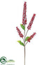 Silk Plants Direct Poke Berry Spray - Red Two Tone - Pack of 12