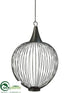 Silk Plants Direct Hanging Lantern - Lead - Pack of 2