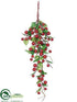 Silk Plants Direct Berry Door Swag - Red - Pack of 2