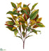 Silk Plants Direct Magnolia Leaf Bush - Green Gold - Pack of 6