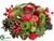 Pine Cone, Crabapple, Berry Centerpiece - Red Green - Pack of 6