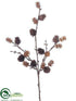 Silk Plants Direct Pine Cone Pick - Brown Two Tone - Pack of 24