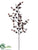 Pine Cone Spray - Brown Two Tone - Pack of 12