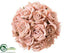 Silk Plants Direct Rose Ball - Pink - Pack of 6
