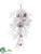 Pumpkin, Pine Door Swag - Silver White - Pack of 2