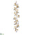 Magnolia Leaf Garland - Gold Silver - Pack of 6