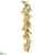 Metallic Magnolia Leaf Garland - Champagne - Pack of 4