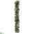 Berry, Pine Cone, Pine Leaf Garland - Red Brown - Pack of 2