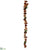 Pine Cone, Berry, Pine Garland - Brown Red - Pack of 6