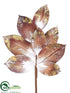 Silk Plants Direct Magnolia Leaf Pick - Bronze Gold - Pack of 12