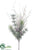 Pine, Cone, Twig Pick - Green Snow - Pack of 24