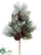 Glitter Berry, Pine Cone, Pine Spray - Green Brown - Pack of 12