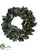 Magnolia Leaf, Pine Cone Wreath - Green Brown - Pack of 1