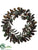 Magnolia Leaf, Pine Cone Wreath - Green Brown - Pack of 1