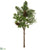 Plastic Pine Cone, Pine Bundle - Green Brown - Pack of 12