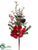 Magnolia, Berry, Pine Spray - Red - Pack of 12