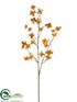 Silk Plants Direct Dogwood Spray - Copper - Pack of 6