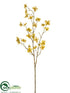 Silk Plants Direct Dogwood Spray - Gold - Pack of 6