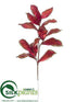 Silk Plants Direct Magnolia Leaf Spray - Red Gold - Pack of 24