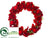 Amaryllis, Cedar, Ball Wreath - Red - Pack of 1