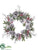 Berry, Pine Cone, Pine Wreath - Green Snow - Pack of 2