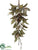 Glitter Magnolia, Pine Cone Teardrop - Taupe - Pack of 2