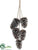 Pine Cone Hanger - Snow - Pack of 6
