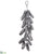 Glittered Plastic Pine Cone Hanging Decor - Silver - Pack of 12