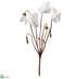 Silk Plants Direct Cyclamen Bush - White - Pack of 12