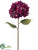 Glitter Velvet Hydrangea Spray - Eggplant - Pack of 12