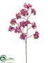 Silk Plants Direct Glittered Hydrangea Spray - Lilac - Pack of 6