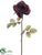 Rose Spray - Burgundy Dark - Pack of 12