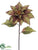 Poinsettia Spray - Olive Green Dark - Pack of 12