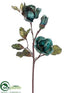Silk Plants Direct Magnolia Spray - Peacock Dark - Pack of 12