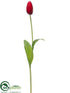 Silk Plants Direct Tulip Bud Spray - Red - Pack of 24