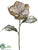 Glitter Magnolia Spray - Silver - Pack of 12