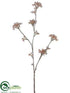 Silk Plants Direct Glitter Sedum Spray - Rose Gold - Pack of 12