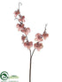Silk Plants Direct Glitter Mini Phalaenopsis Orchid Spray - Mauve - Pack of 24