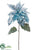 Poinsettia Spray - Blue Light - Pack of 12