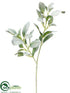 Silk Plants Direct Flocked Lamb's Ear Spray - Green Gray - Pack of 12
